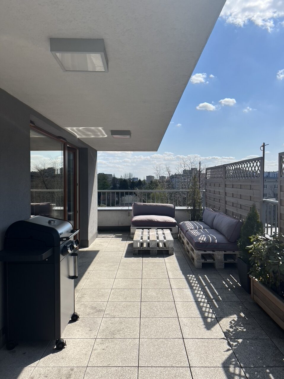 Prywatny taras 55 m² – Apartament Księcia Janusza Warszawa Wola